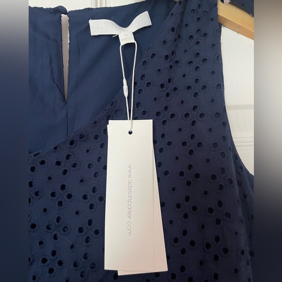 Adyson Parker Blue eyelet dress - Picture 4 of 4